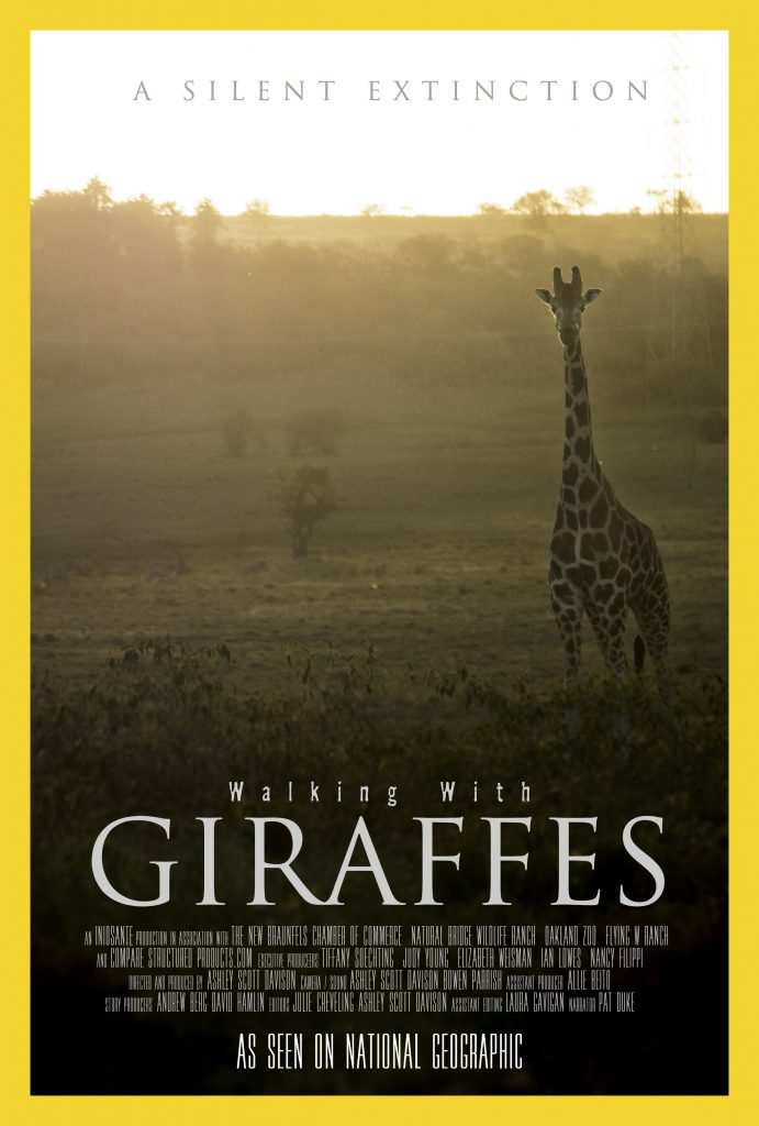 lotl poster walking_with_giraffes NATGEO border 10x14